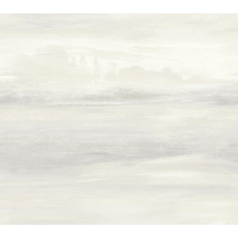 Candice Olson Tranquil Wallpaper Double Roll, White