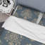 Damas bleu - ensemble de housse de couette abstrait - microfibre de polyester