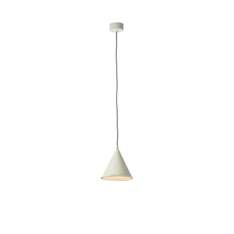 Be.pop 1 - Light Cone Pendant, Dark Grey, White
