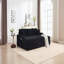 Ensemble de canapé-lit modulaire convertible modulaire avec rangement pour accoudoirs, porte-gobelets en acier inoxydable, charge USB et sièges profonds pour le salon, le loft ou le bureau-684668917