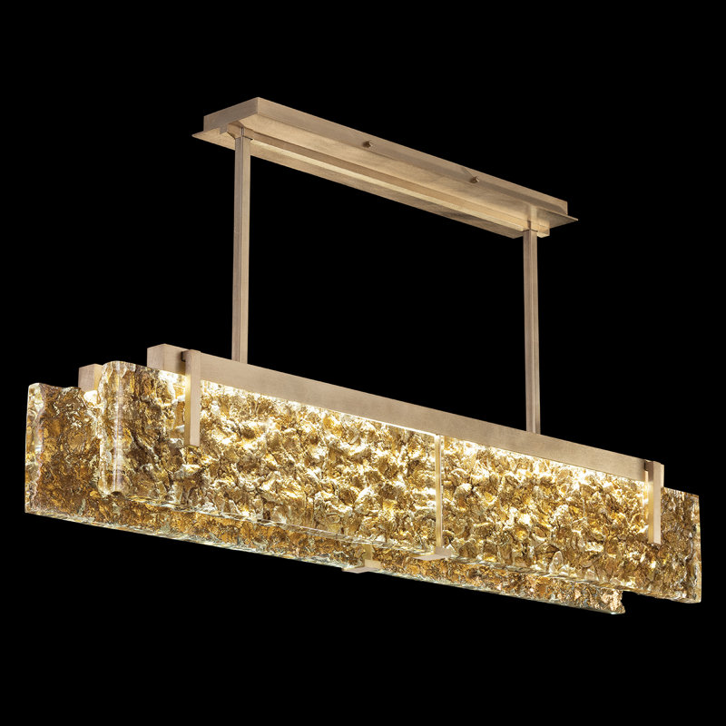 Terra 4 - Light Pendant, Gold, Gold Leaf