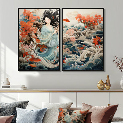 «China Art Silk Emb broderie» - impressions d'art sur toile