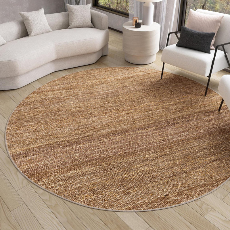 Tapis en jute / sisal Areyona, Rond 5 pi 3 po