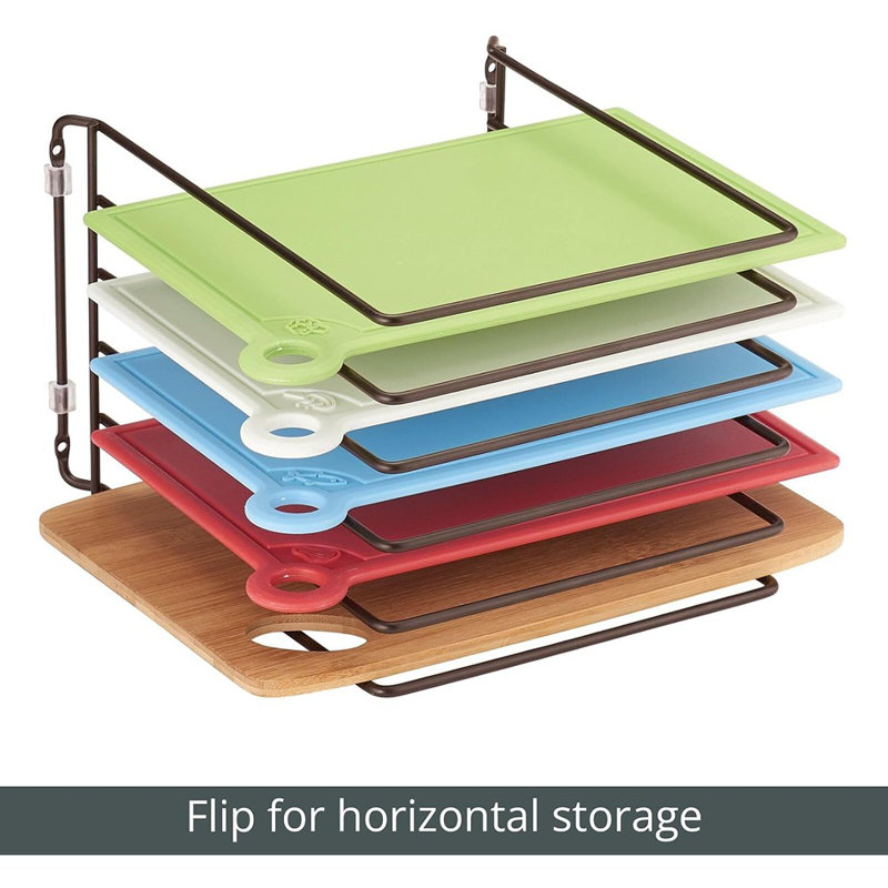 Pot Lid And Pan Rack — Metal Wire Rack For Cabinets, Pan...