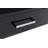 Coleen  Black High Gloss & Chrome Finish Writing Desk (Not Including Office Chair)