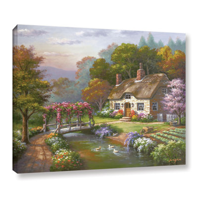 Reproduction d’art sur toile « Rose Cottage »