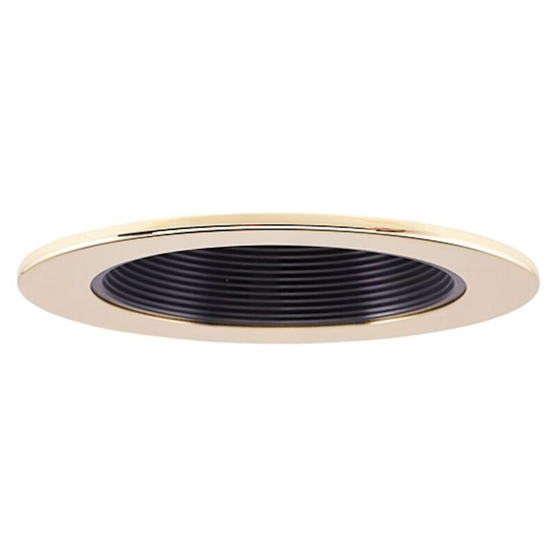 Bordure basse 4 po, Noir / or