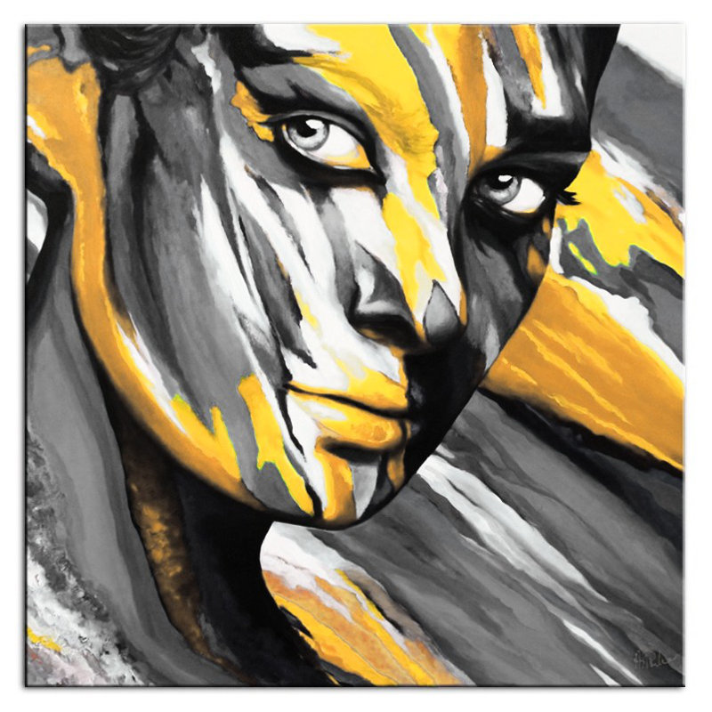 Abstraction - Wrapped Canvas Painting