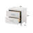 Casilda White Finish Nightstand