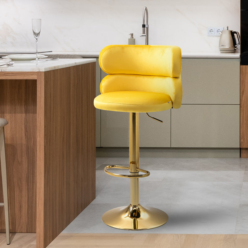 Tabouret Izidor Franoise, Moutarde