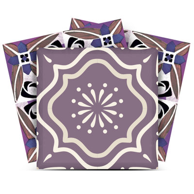 Carreau de mosaïque auto-adhésif en vinyle l 8 po x L 8 po