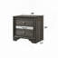 Table de chevet 3 tiroirs grise-2089106980