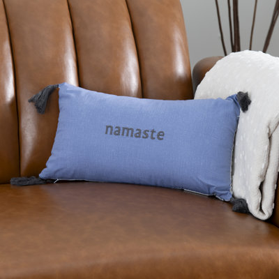 Namastee 18" X 10" Pillow