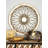Fernandez Wood Circle Wall Mirror