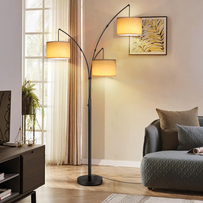 Reijer Arc Floor Lamp with Remote