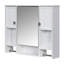 Armoire de rangement murale moderne 35 po x 28 po-300280010