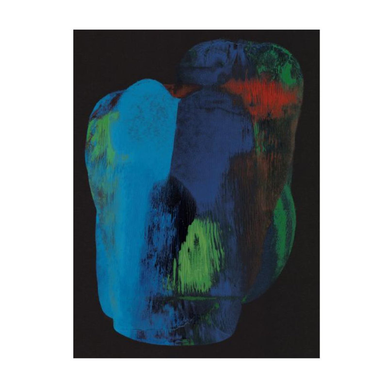 Jade II Print by FORM Design Studio, Image Brush Gel, 48" H x 36" W x 1.5" D