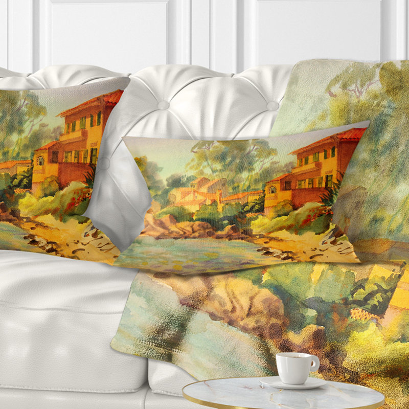 Landscape Throw Pillow, Rectangular, 12" x 20"