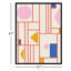 «Framed Shapes» par Beth Vassalo, reproduction d'art encadrée-958350690-958350698