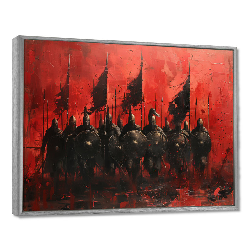Yemina - art mural armée, H 16 po x l 32 po x P 1 po, Toile argentée avec cadre flottant