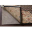 Tapis Tabriz Mahi noir noué à la main 5X8