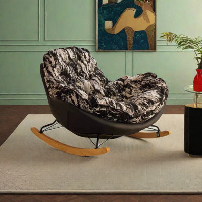 Chaise berçante Retro
