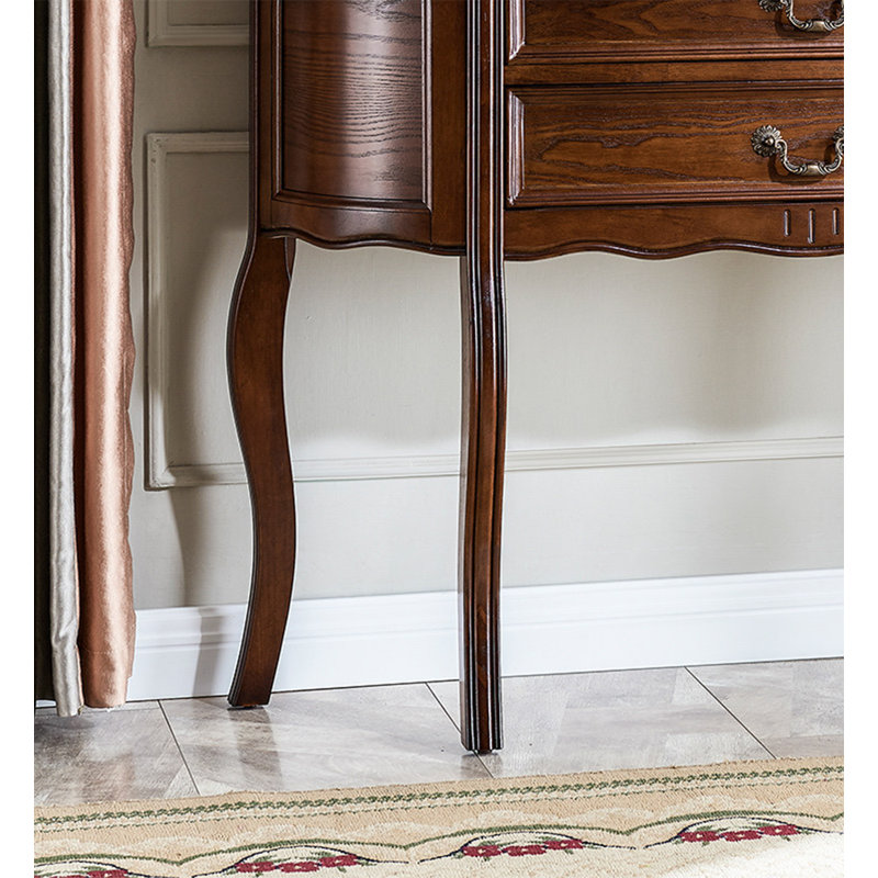 Console en bois massif Traditional American, H 39,4 po x l 31,5 po x P 14,2 po