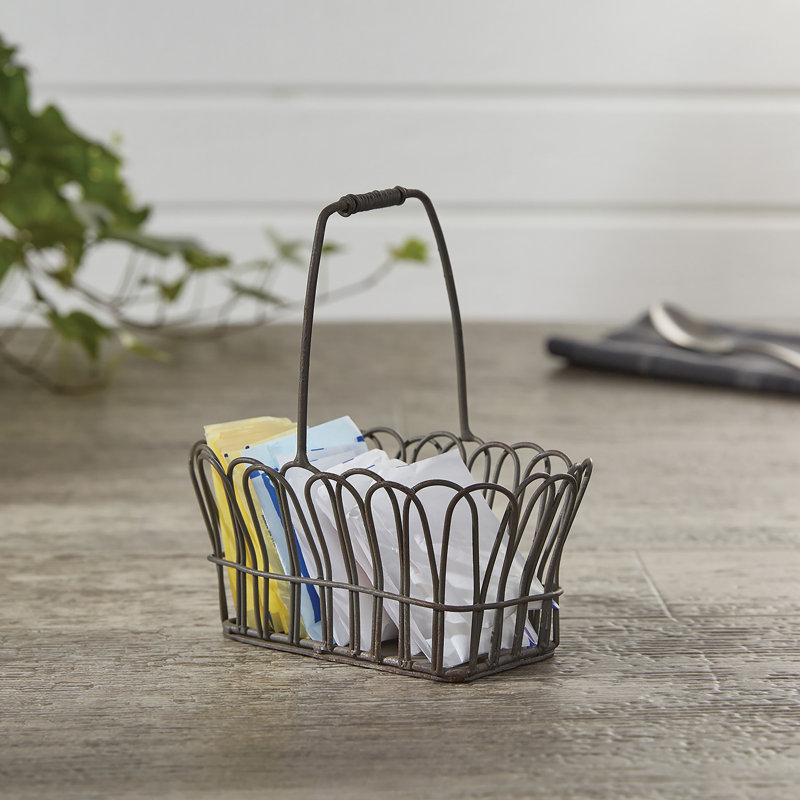 Metal Rectangle Flatware Caddy