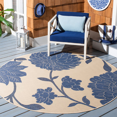 Adelmino Performance Floral Indoor/Outdoor Area Rug