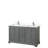 Deborah 60'' Double Bathroom Vanity with Marble Top-97760648-97760616-97760622