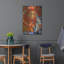 «Celestial Courtship» par David Galchutt, art mural en métal, 24 po x 36 po