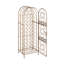 Swaney 45 Bottle Free -standing Shelf Wine Rack in Gold