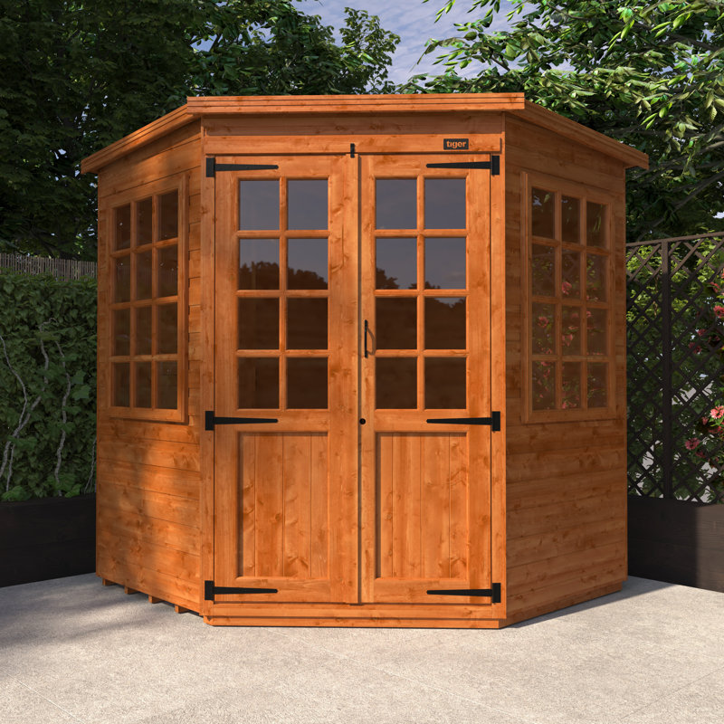 6 x 6 Ft. Shiplap Corner Summer House
