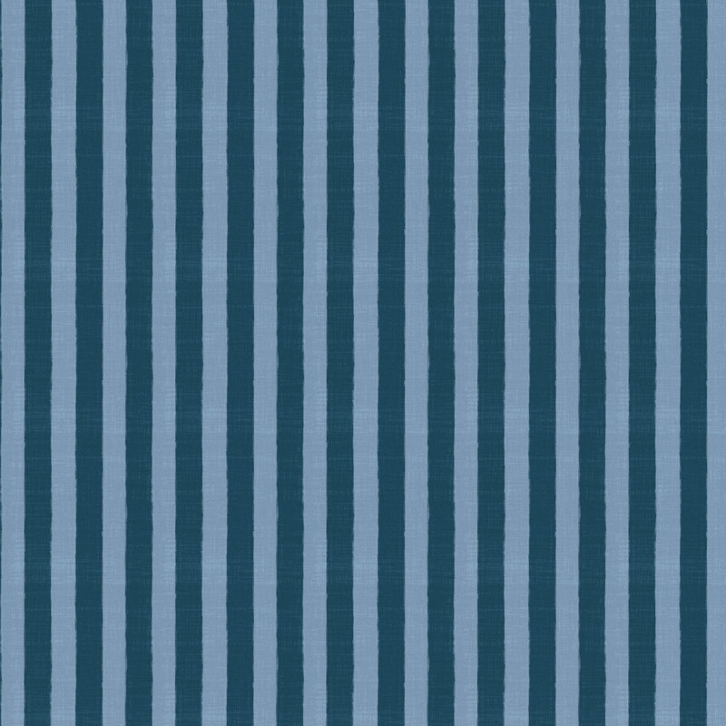 Benita Upholstered Standard Bed, King, Brush Canopy Tonal Blue