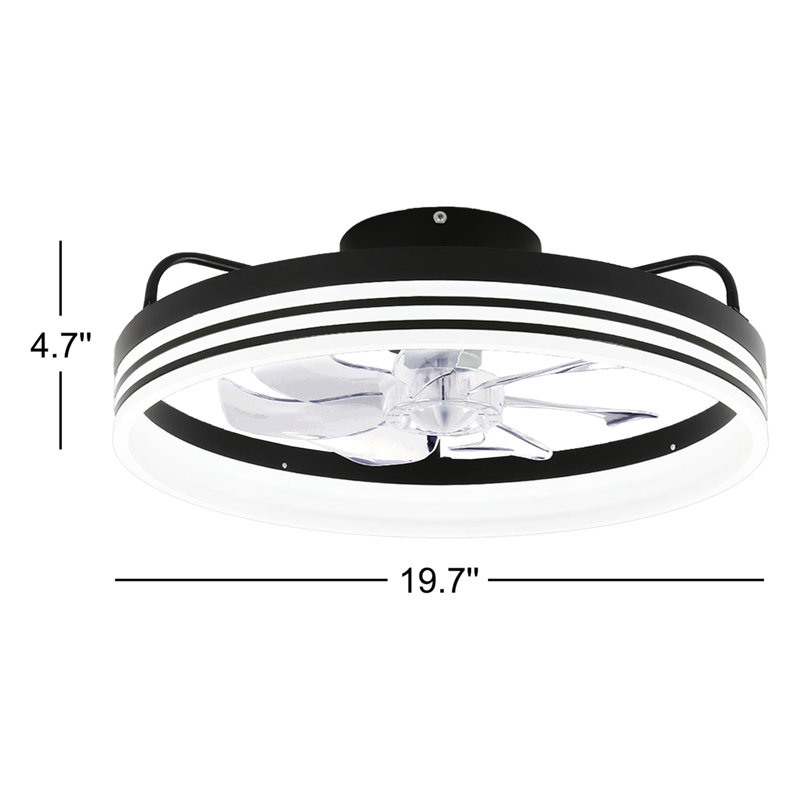 Codero 19.7'' Ceiling Fan with LED Lights