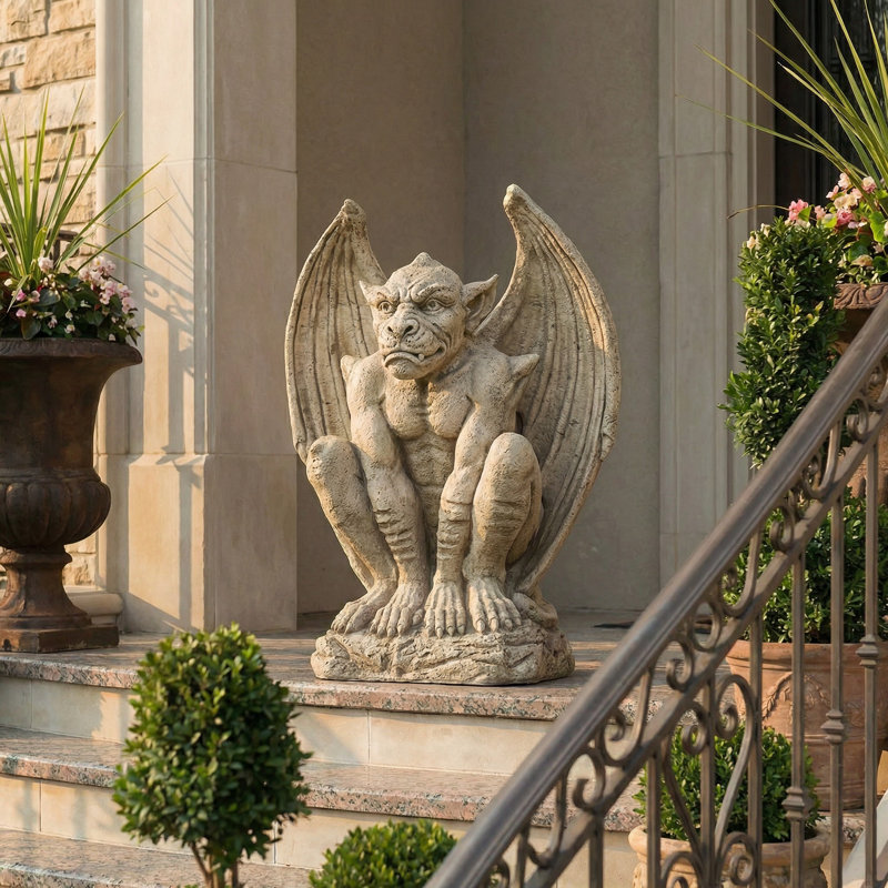 Gargouille en fiberstone Tigner