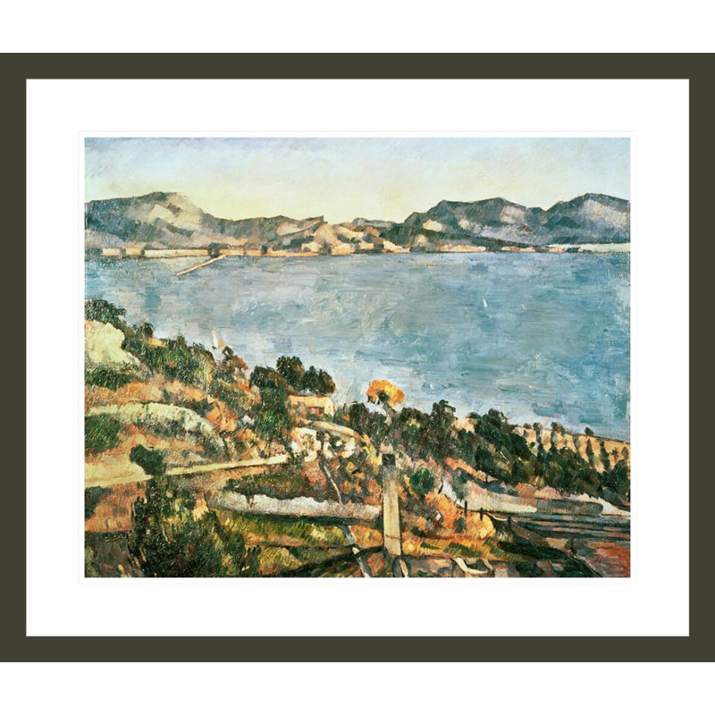 Estaque par Paul Cézanne, H 23,5 po x l 27,6 po