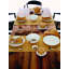 TAC 02 White Porcelain Vegetable Bowl