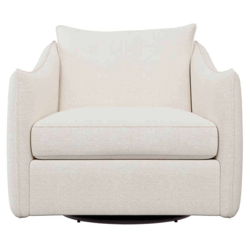 Joli Upholstered Swivel Armchair, Dorado Snow Crypton® Chenille 5558-000