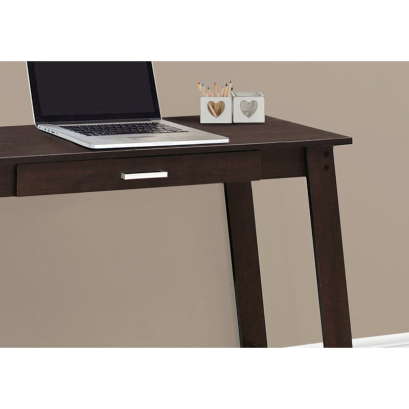 Bureau d'ordinateur, bureau personnel, ordinateur portable, tiroirs de rangement, stratifié de travail, contemporain, moderne