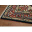 Tapis traditionnel bleu marine en laine fait à la main 3 x 5