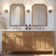 Ancalin Solid Wood Arched Wall Mirror-1121791346-1120141703