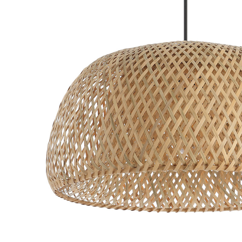 Luminaire suspendu en forme de dôme à 1 lumière Geeta