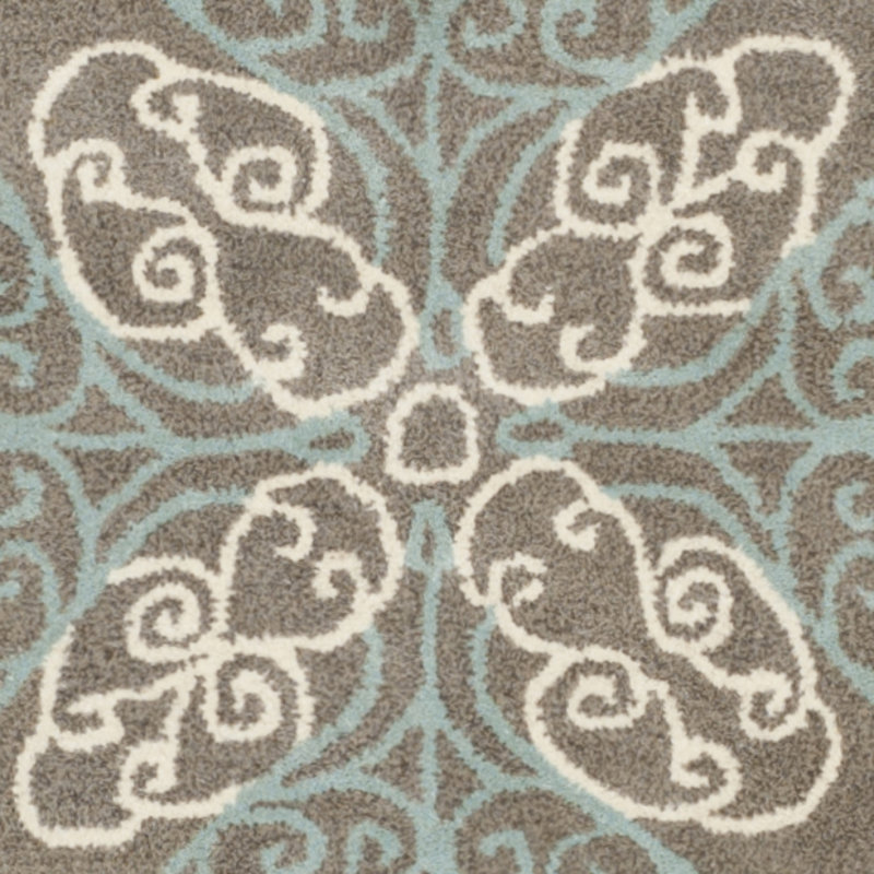 Tapis en laine et en viscose touffeté à la main Pirouette, Rectangle 5 pi x 8 pi