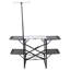 Table de cuisine de camping pliante - Station de cuisson extérieure portable avec plateau résistant à la chaleur, 4 tables d'appoint, support de rangement et lampadaire pour les pique-niques et les voyages en camping-184888275