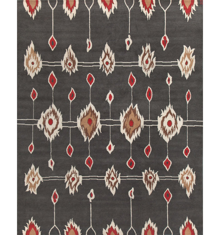 Mesa Wool Southwestern Area Rug, Rectangle 4' x 6'