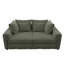 Corduroy 102.4" 4 - Seat With Multiple Pillows, Removable , Spring Supported Cushions, Easy Assembly Process Seat, Quick-411111895