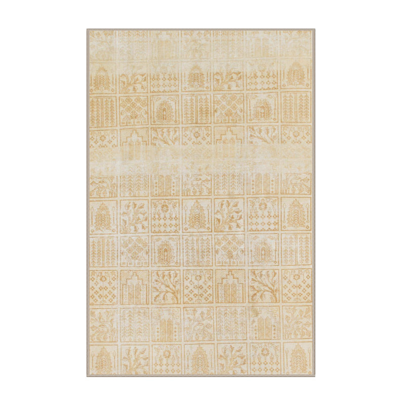 Abstract Indoor Rug, Rectangle 3' x 5'