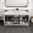Minnich 72" Double Bathroom Vanity Set