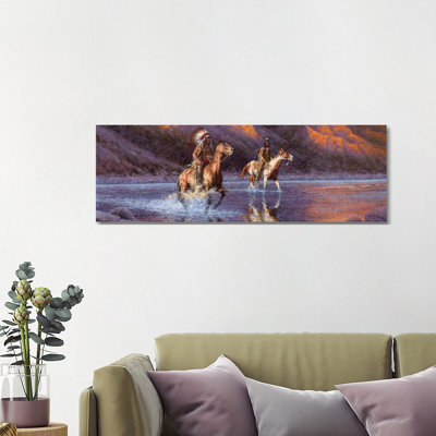 Sundown by Joe Velazquez - Wrapped Canvas Panoramic Painting